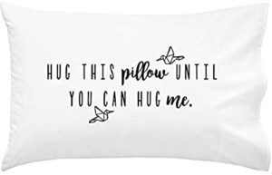 Pillow that says Hug Me